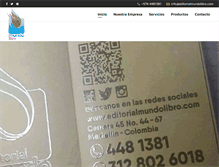 Tablet Screenshot of editorialmundolibro.com